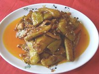 茄子の辛味炒め(辛)